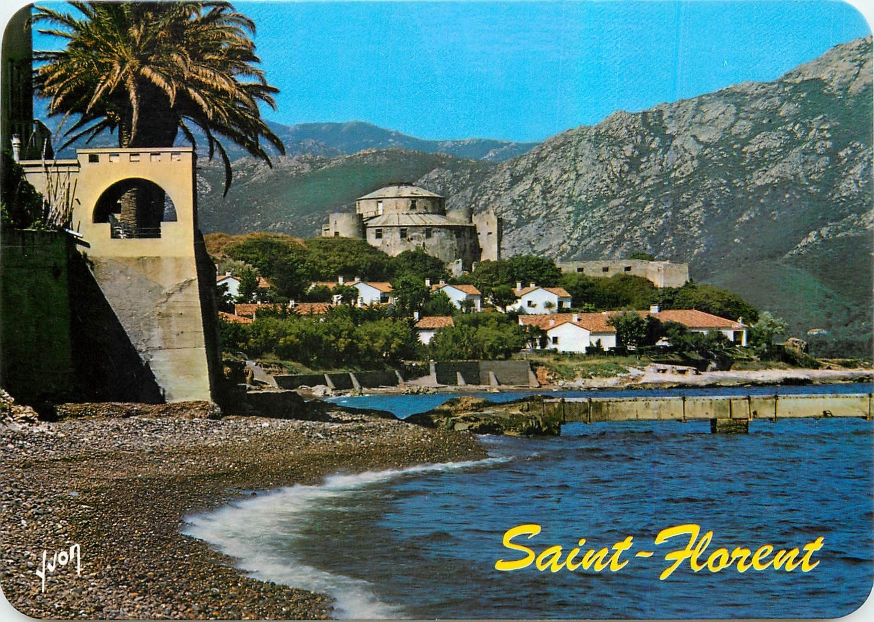 Saint-Florent — vue du port et de la citadelle — Éditions Yvon