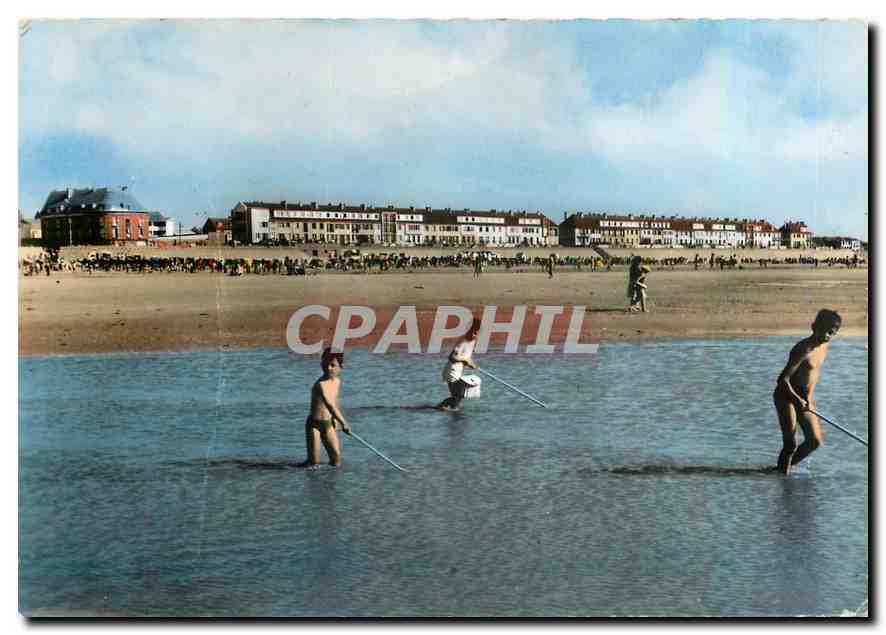 CPM Fort Mahon Plage Somme A la Crevette 
