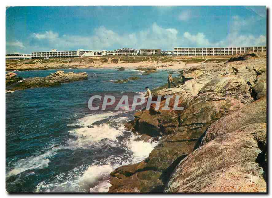 CPM La Bretagne en Couleurs Quiberon Le centre de Thalassotherapie et les hotels 