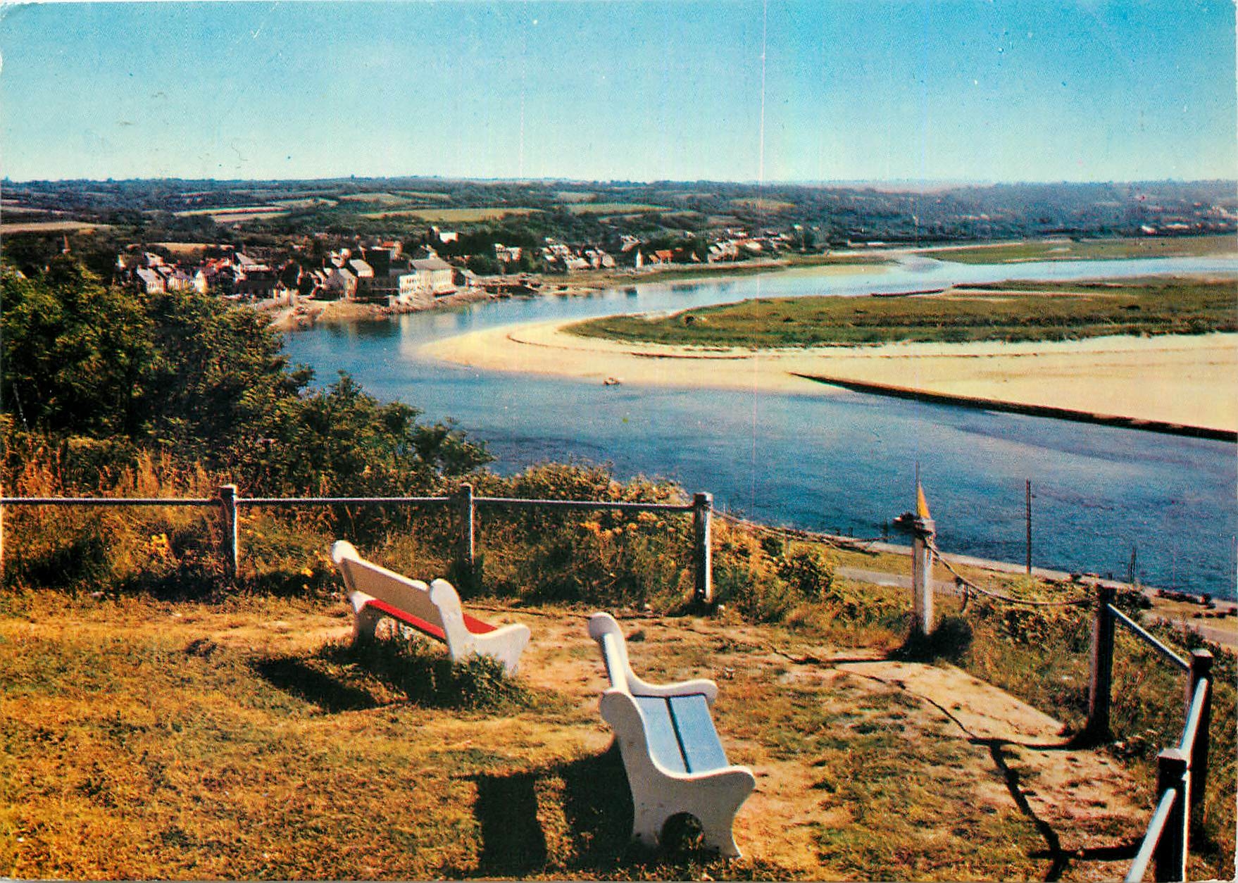 Carteret (50 - Manche) — Panorama über Le Havre und den Hafen — Artaud Frères, Verleger