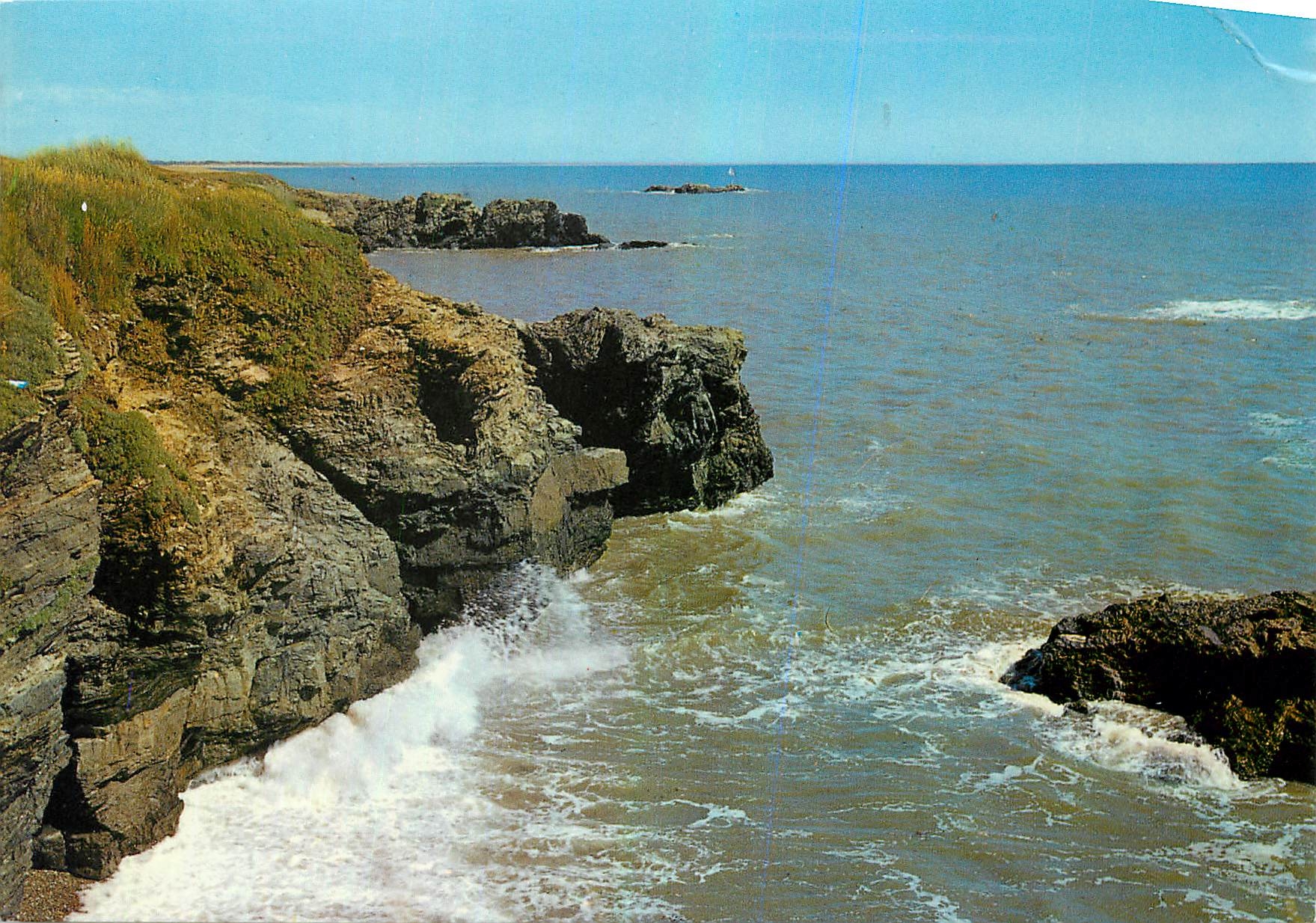 CPM La Vendee Touristique La Corniche Vendeenne Saint Hilaire de riez Effet de Vagues 
