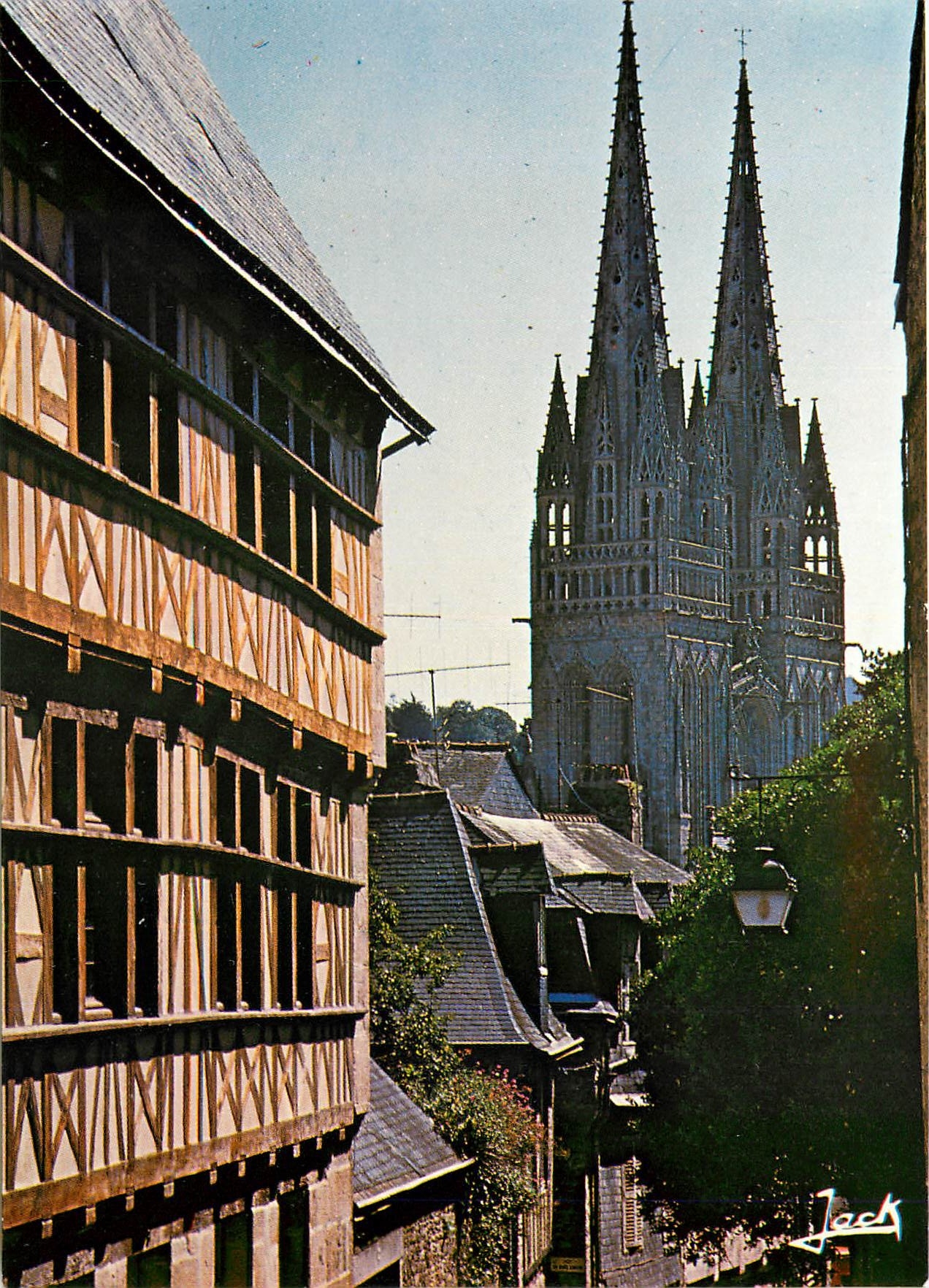 CPM Copuleurs de Bretagne Quimper Les fleches de la Cathedrale St Corentin 