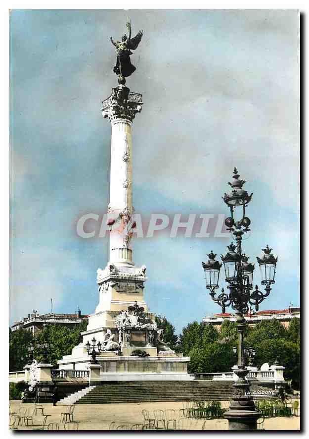 CPM Bordeaux Gironde Le Monument des Girondins 