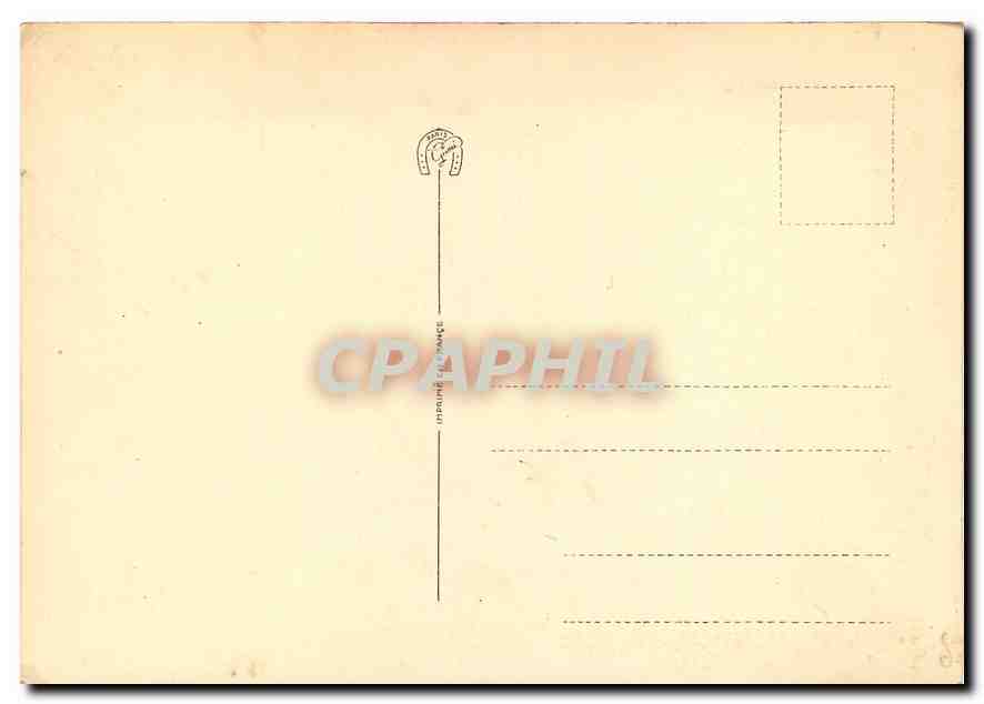CPM Bergere Moutons — Verso
