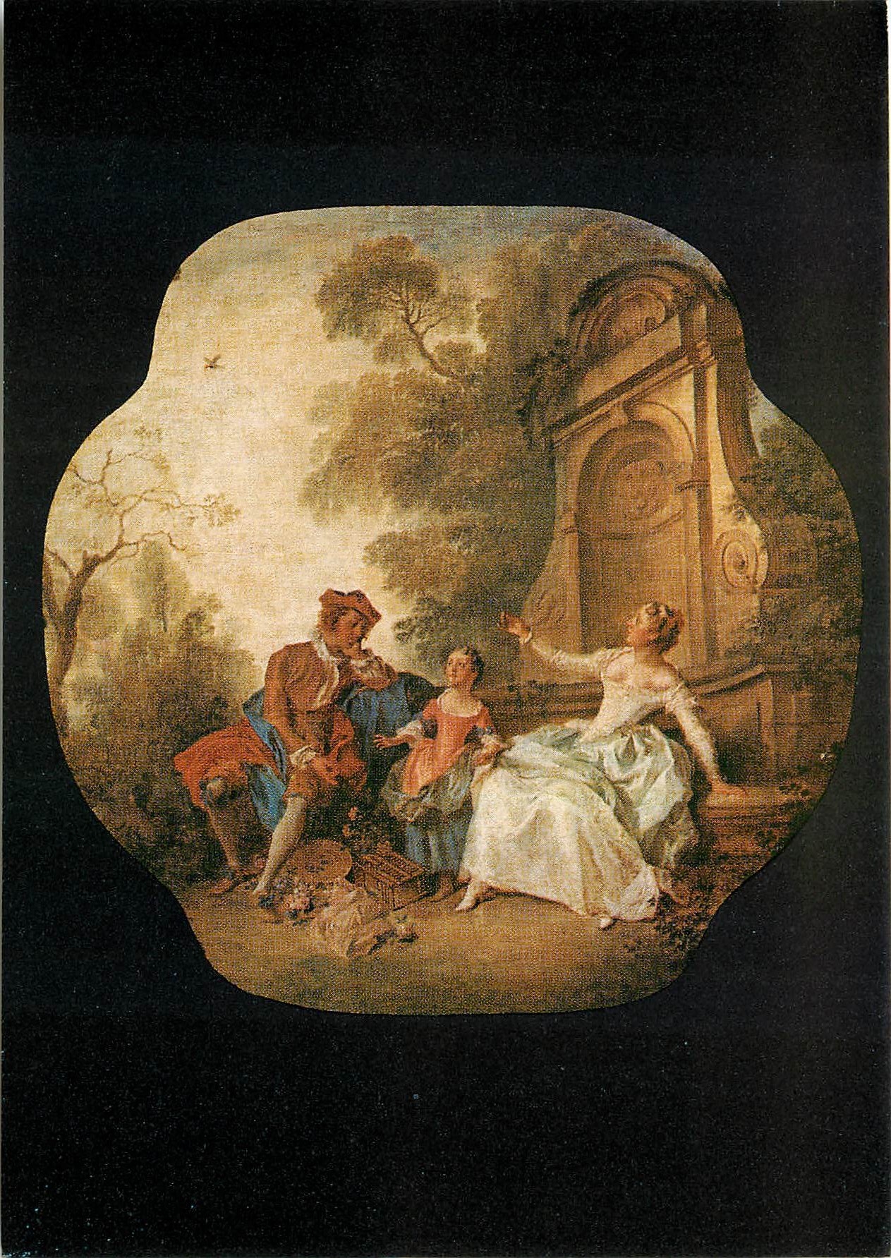 CPM Paris Musee du Louvre Lancret Nicolas L'innocence 
