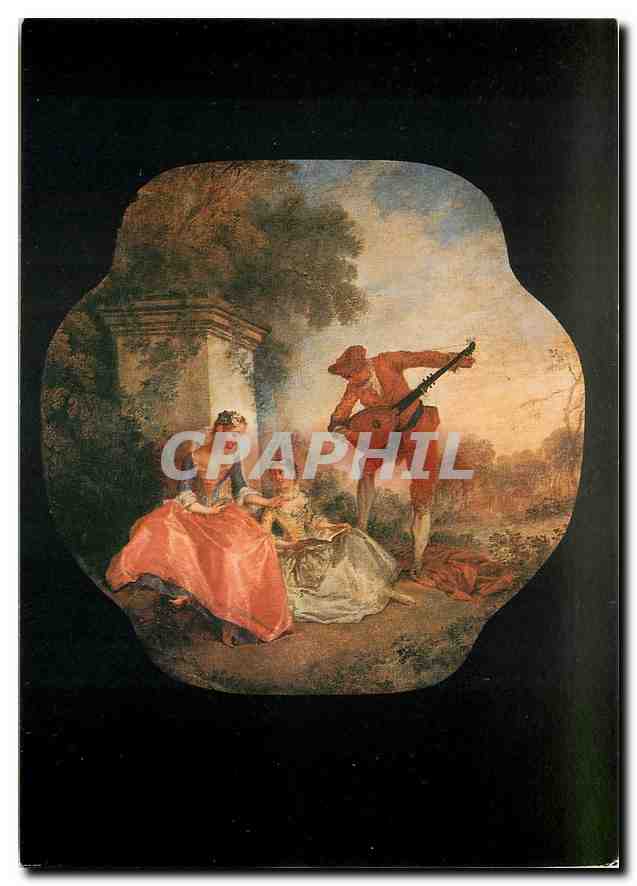 CPM Paris Musee du Louvre Lancret Nicolas La Lecon de musique 