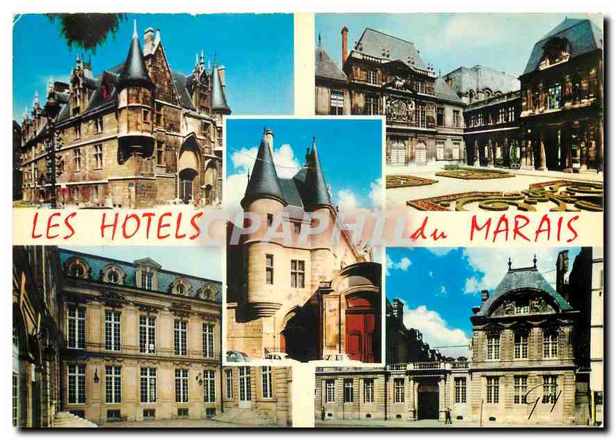 CPM Paris et ses Merveilles Les Hotels du Marais 