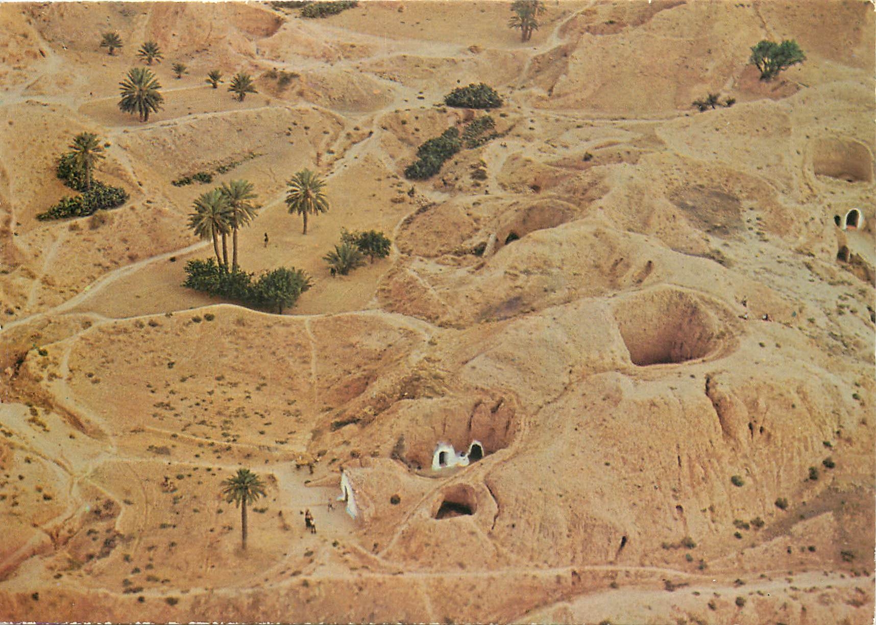 CPM Sud Tunisien Matmata habitations troglodytes 