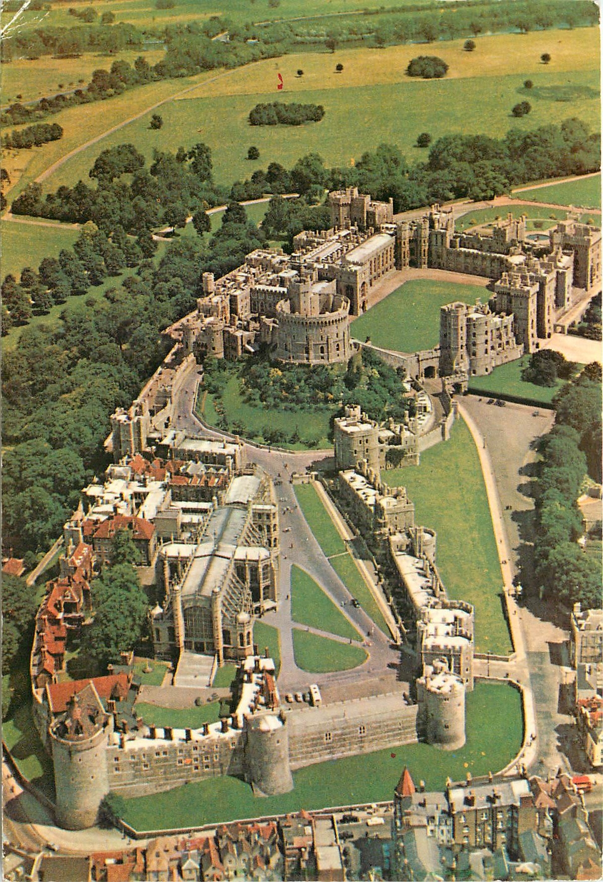 CPM Aerial View of Windsor Castle 