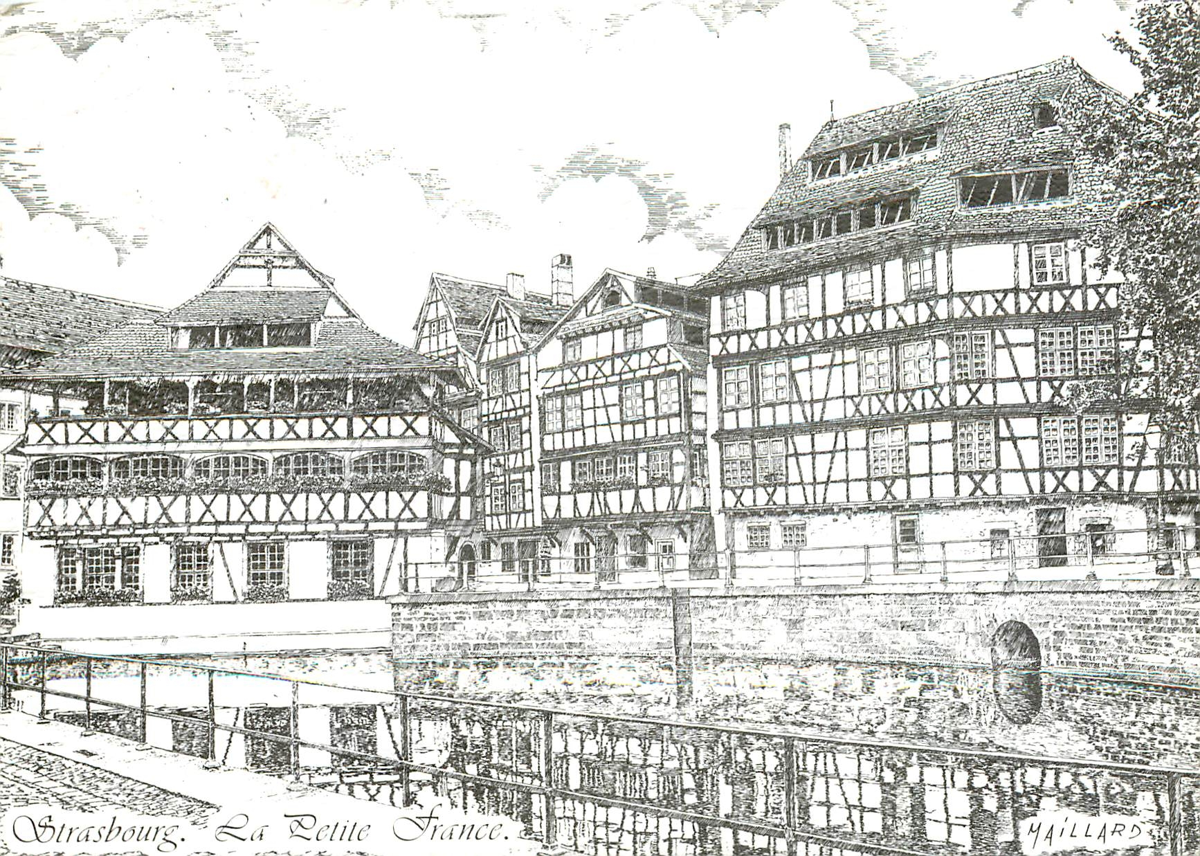 CPM Strasbourg la petite France 