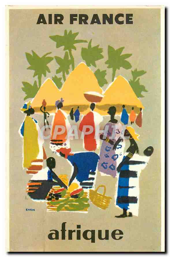CPM Air France Afrique 