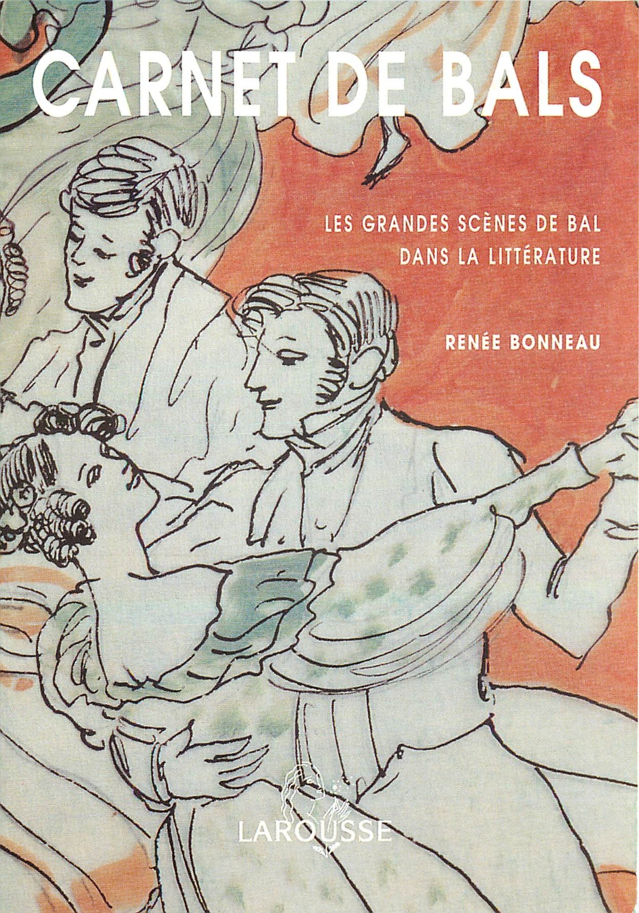 CPM Carnet de Bals les Grandes Scenes de Bal dans la Litterature Renee Bonneau 