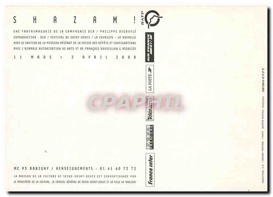 CPM Shazam  — Verso