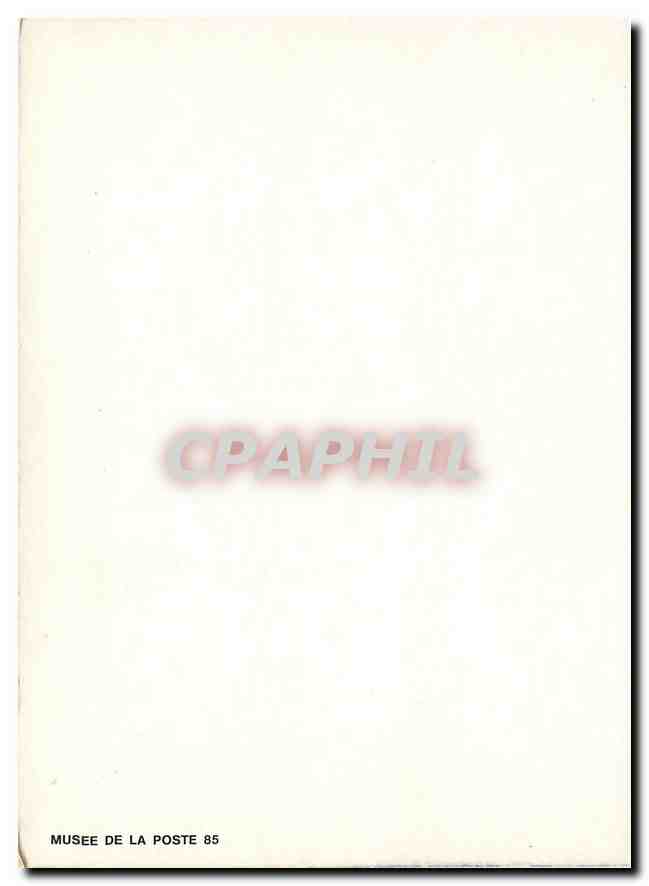 CPM Almanachs Calendriers Cartes Postales Musee de la Poste 85  — Verso