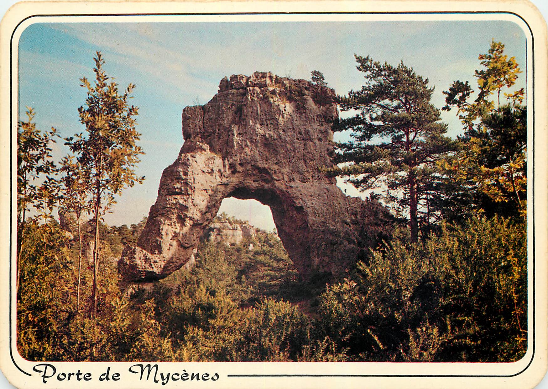 CPM Circuit des gorges du Tarn Montpellier le Vieux Porte de Mycenes 