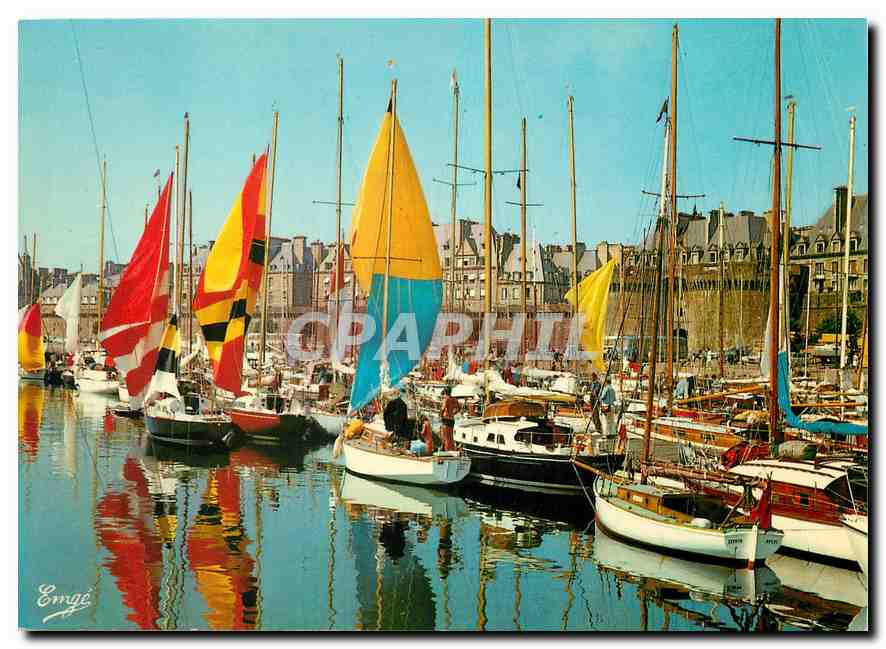 Saint-Malo, Piratenstadt — Der Yacht-Hafen — Verlag Emge, n° 2257
