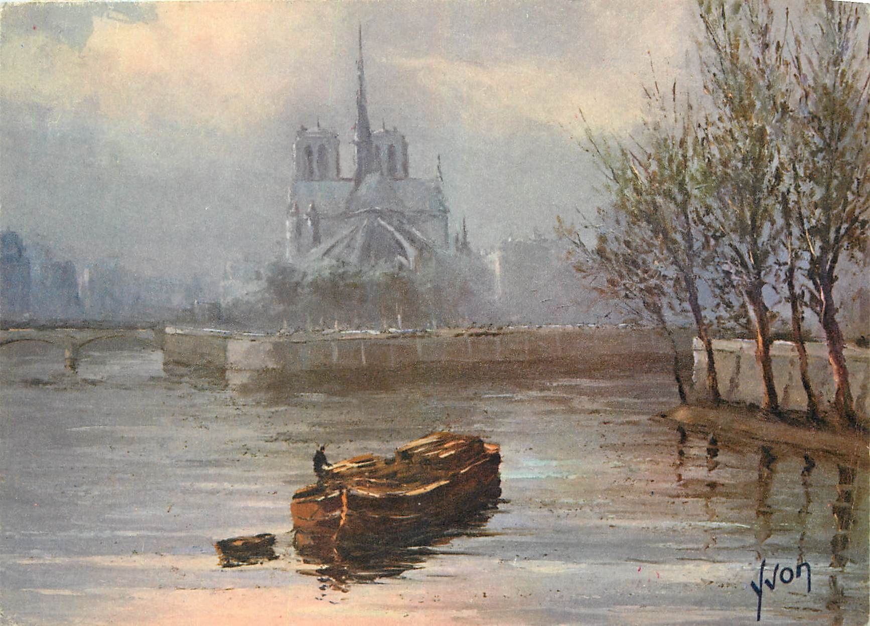 CPM Paris en flanant Abside de Notre Dame 