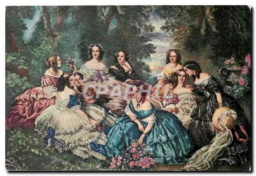 CPM Winterhalter l'Imperatrice Eugenie entouree de ses Dames d'Honneur 
