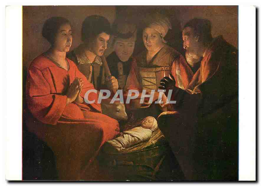 CPM Georges du Menil de la tour Adoration des Bergers 
