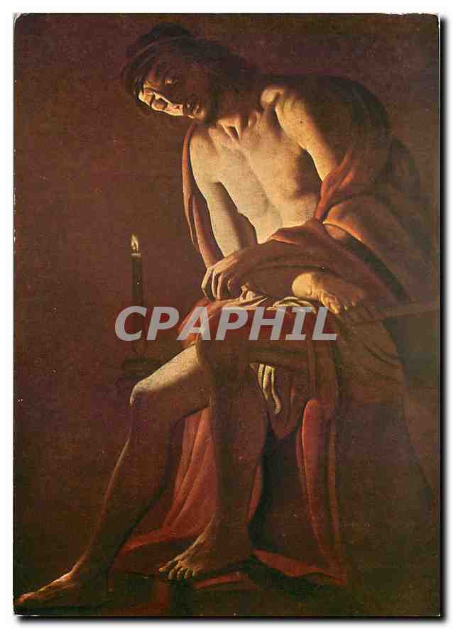 CPM Georges de la Tour Christ de patience 