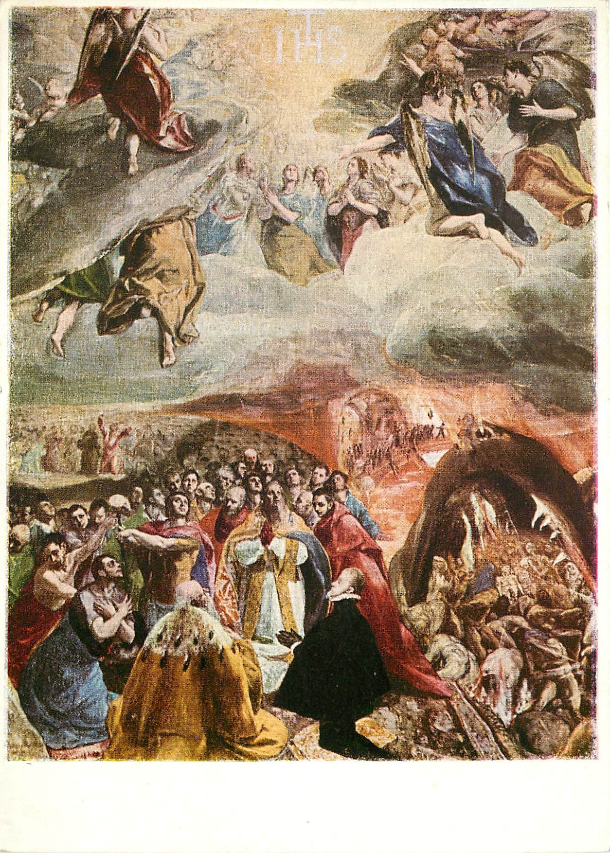CPM Dominicos Theotocopuli dit Le Greco e Sacre d Philippe II 