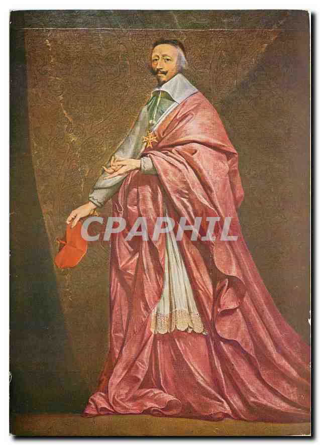 CPM Philippe de Champaigne Portrait du Cardinal de Richelieu 