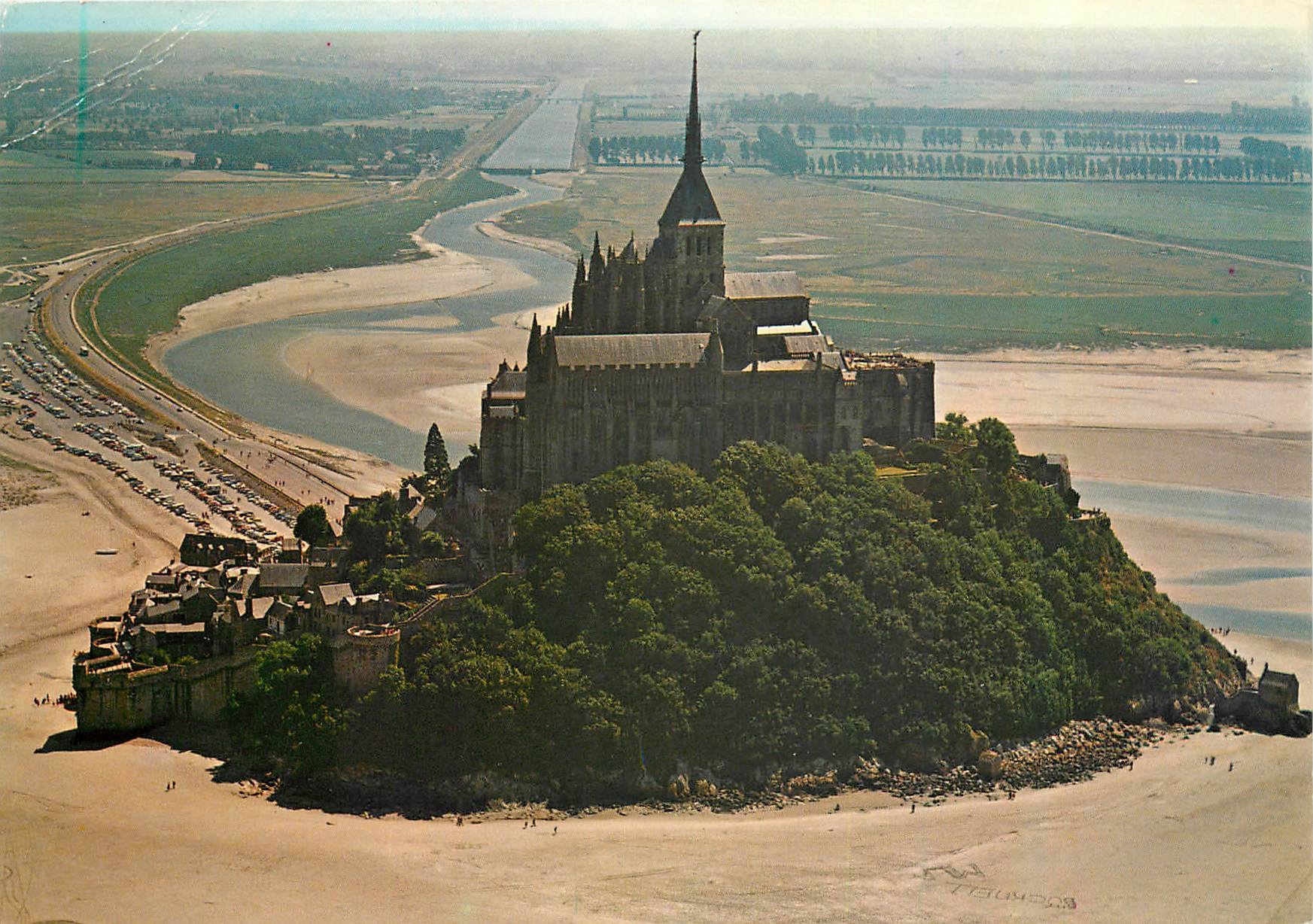 CPM Le Mont Saint Michel Manche Le Mont et le Couesnon 