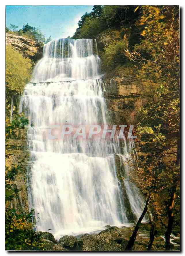CPM Sites de Jura Les cascades du Herisson l'Enventail 