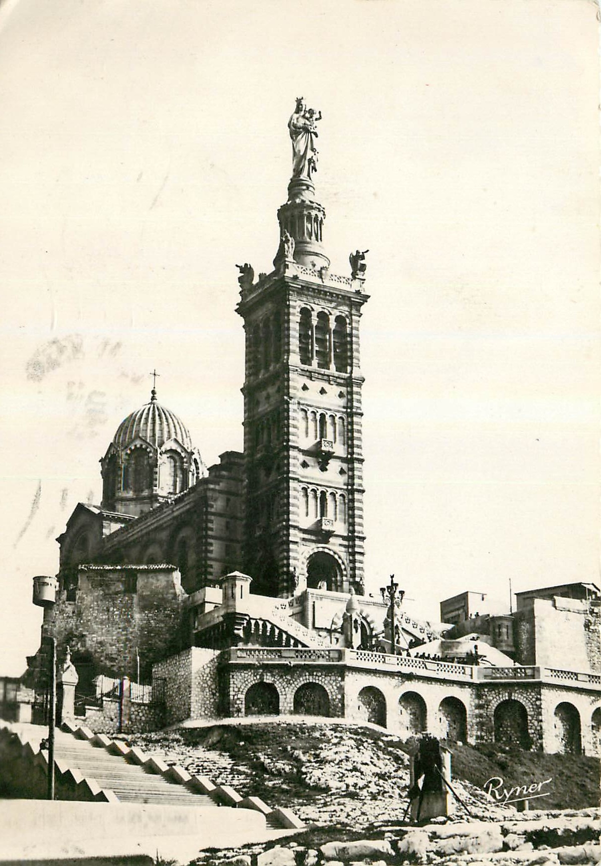 CPM Marseille Basilique Notre Dame 
