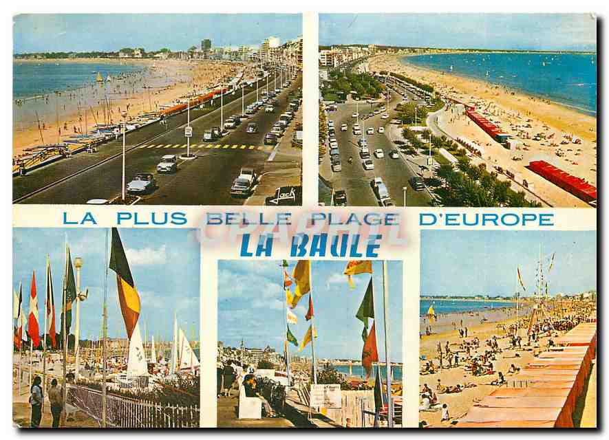 CPM Couleurs de Bretagne La Baule L A La plus belle plage d'Europe 