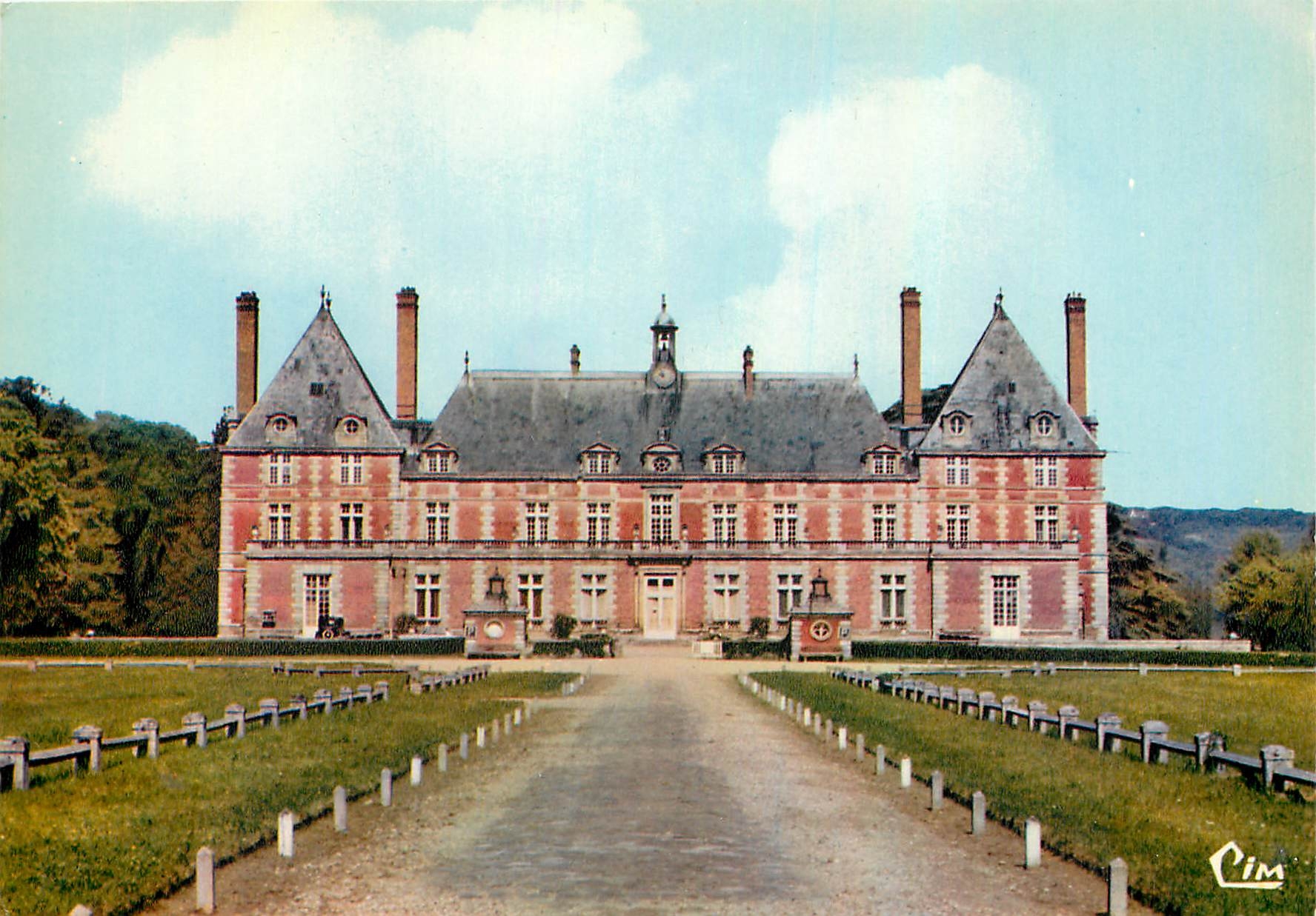 CPM Rosny sur Seine Yvelines Facade devant vue de la grande allee 