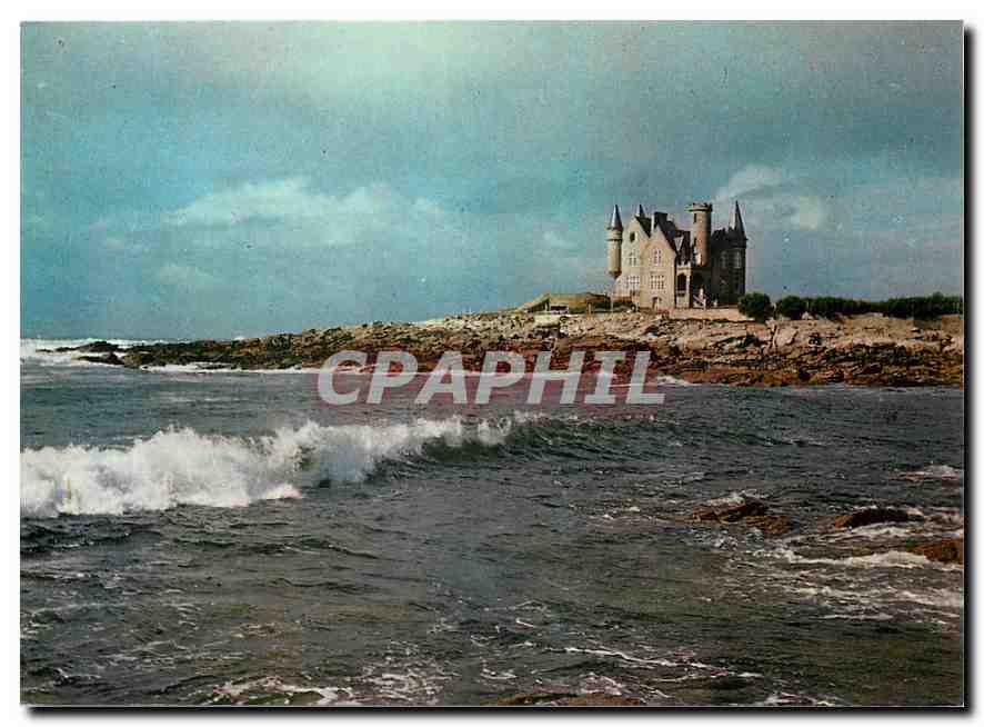 CPM La Bretagne Pittoresque Presqu'Ile de Quiberon Le Chateau a Beg Ar Lan 