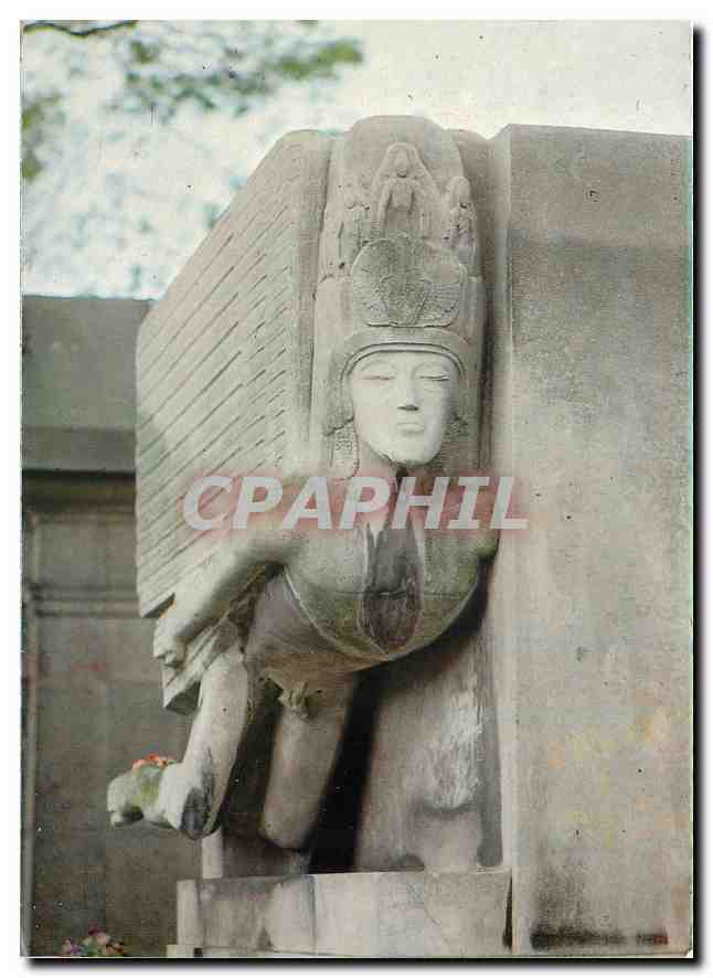CPM Oscar Wilde Sphynx sculpte par Jacob Epstein Paris Pere Lachaise