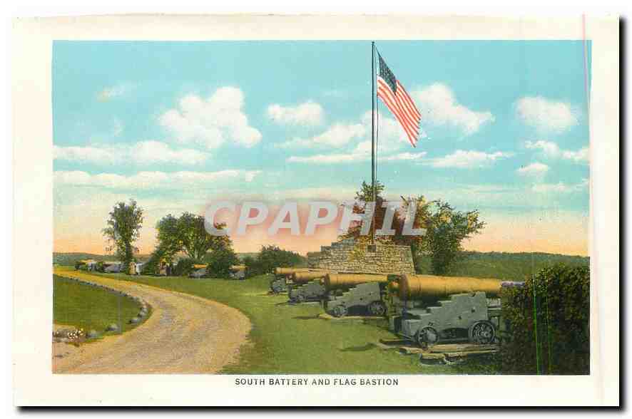CPM South Platform in Winter South Battery and Flag Bastion  — Back