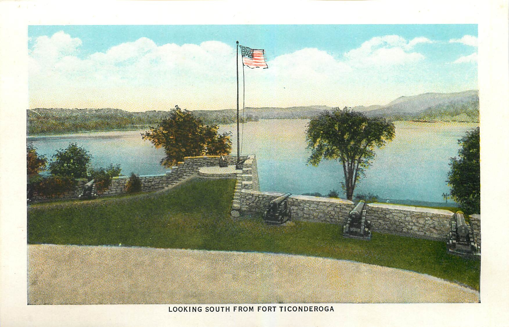 CPM Looking south from fort Ticonderoga South Platform 
