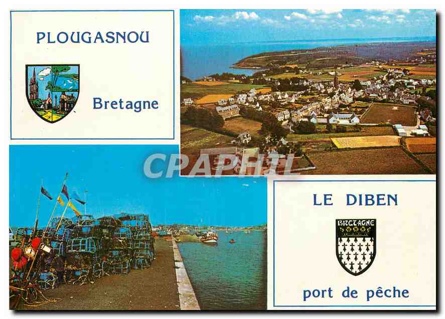 PLOUGASNOU — Bretagne — LE DIBEN — Fischereihafen