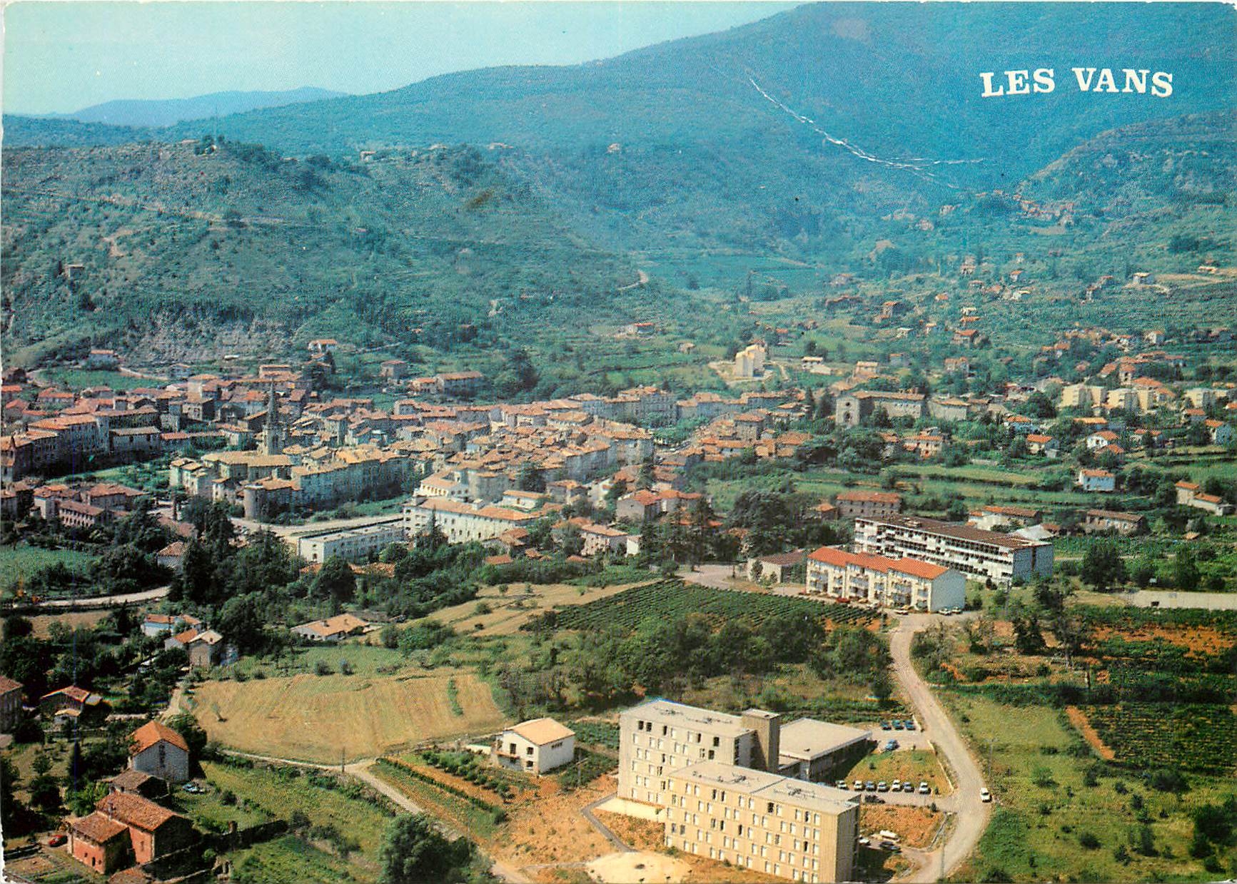 Les Vans (Ardèche) — Vue générale — Éditions CELLARD n° A.71291
