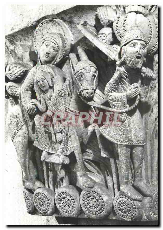 Autun - Cathédrale Saint-Lazare (XIIe siècle) — Fuite en Égypte — Atelier du Regard, Orsay