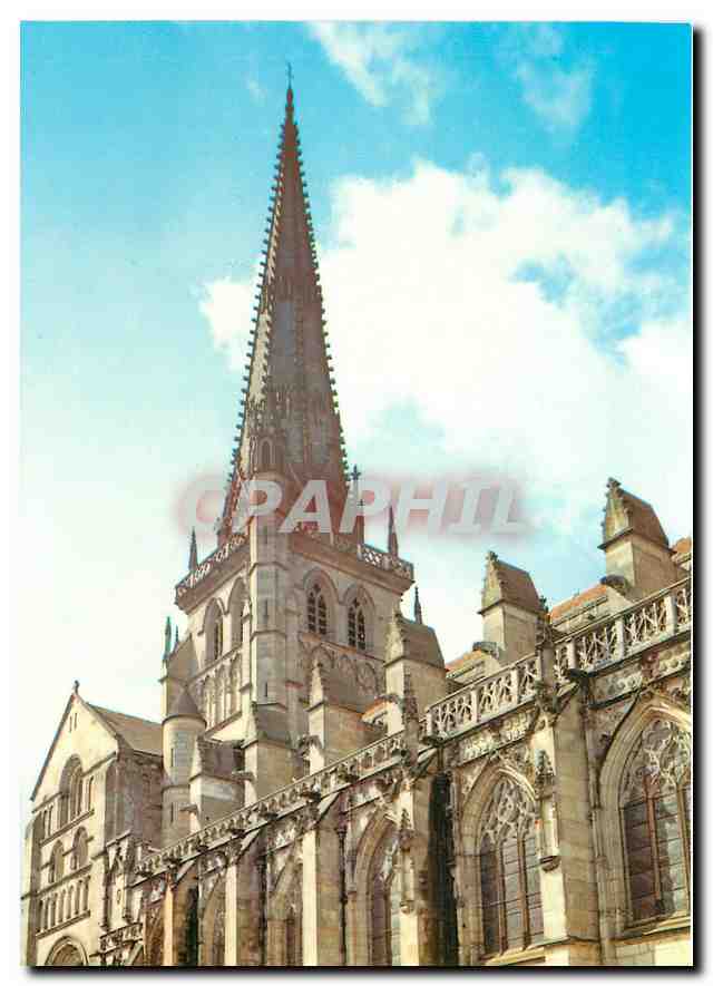 Autun - Cathédrale Saint-Lazare — Le clocher (XVe s.) — Éditions GAUD 77950