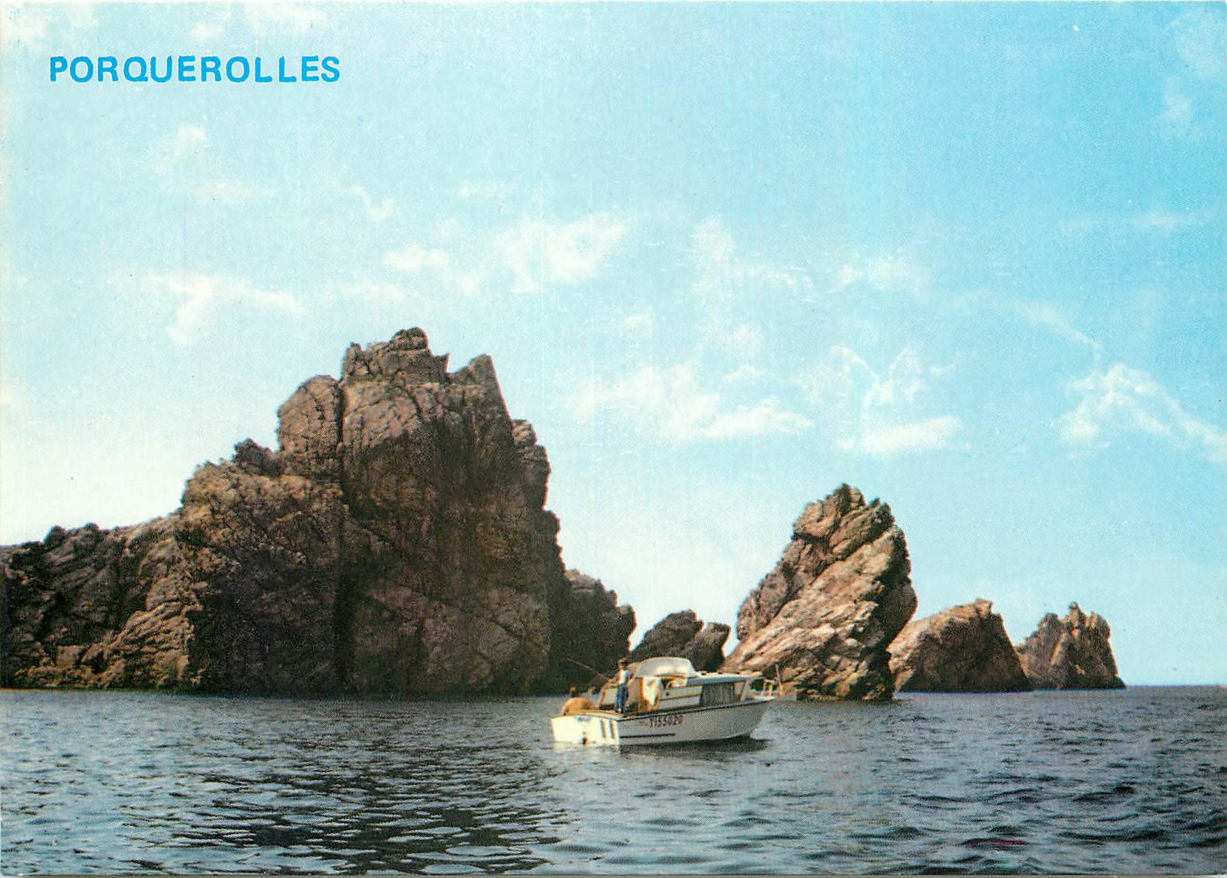 CPM Porquerolles l'Une des Iles d'Or Les Rochers caracheristiques des Medes 