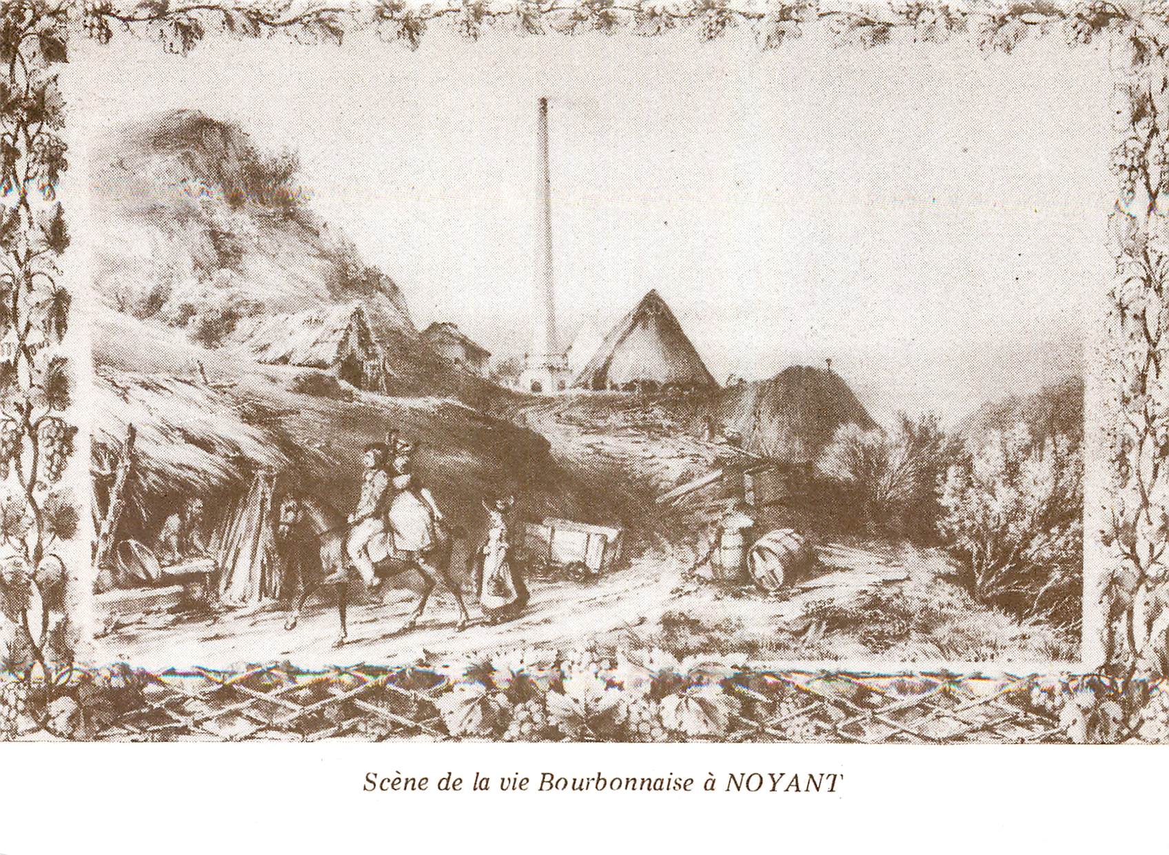 Scène de la vie Bourbonnaise à NOYANT