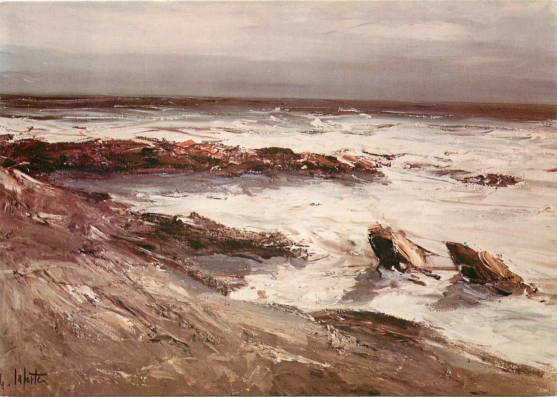 CPM Toile de Geoges Laporte Cote sauvage 