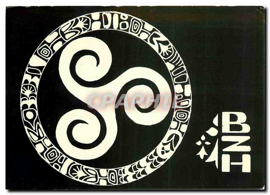 CPM Le Triskel Symbole des pays celtiques Irlande Ecosse Pays Galles Ile de Man 