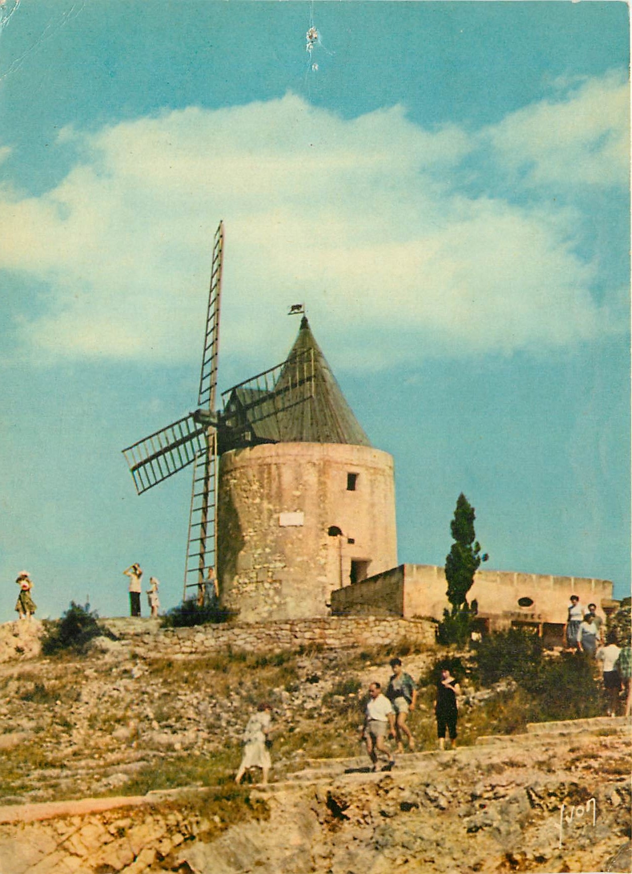 Moulin d'Alphonse Daudet à Fontvieille — entre Arles et Les Baux — Éditions Jean-Darès