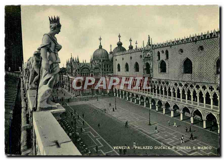 CPM Palais Ducal et Eglise de St Marc 