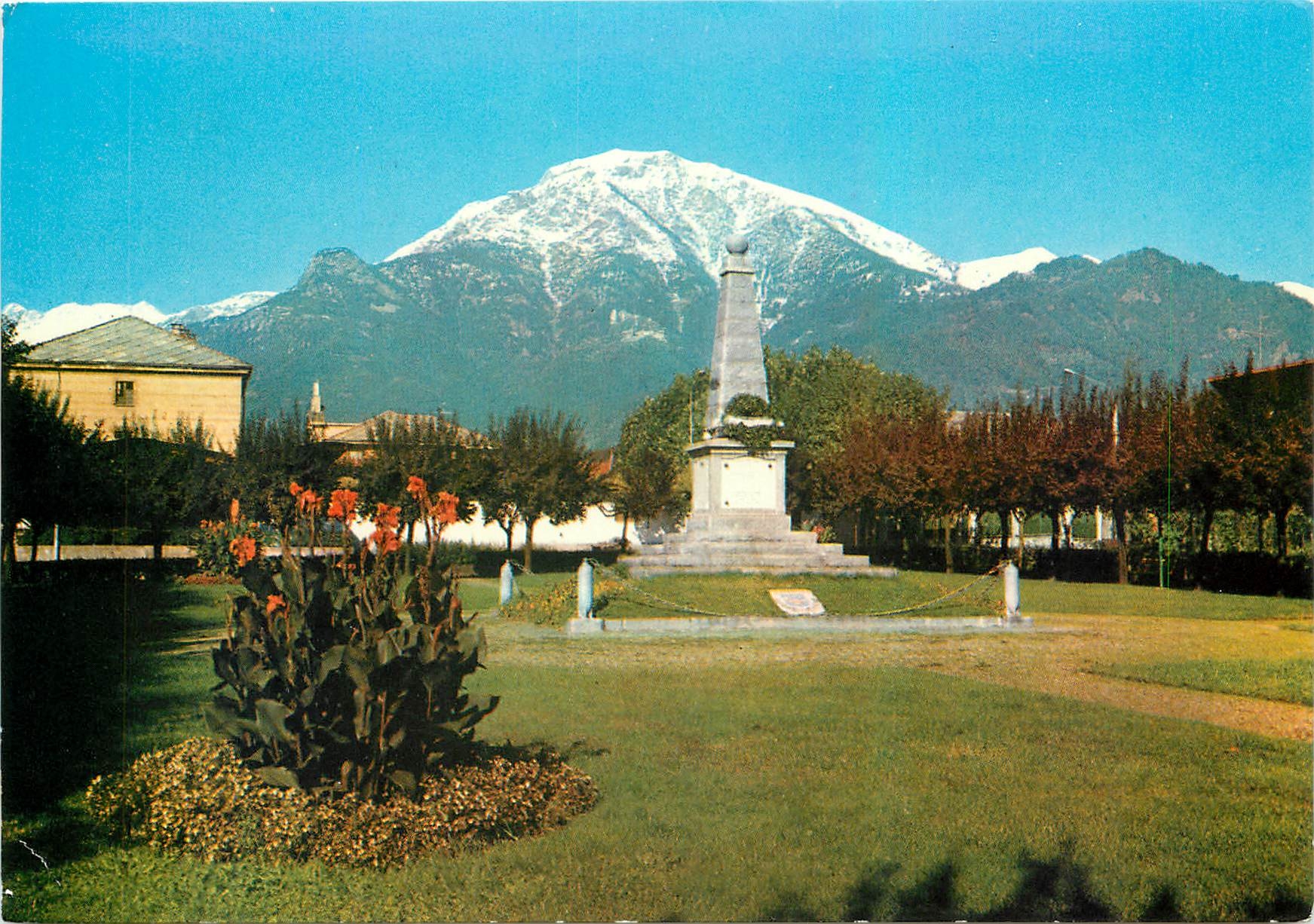 CPM Val Pellice Pittoresca Luserna S Giovanni Parco della Rimembranza e Monumento ai Caduti 