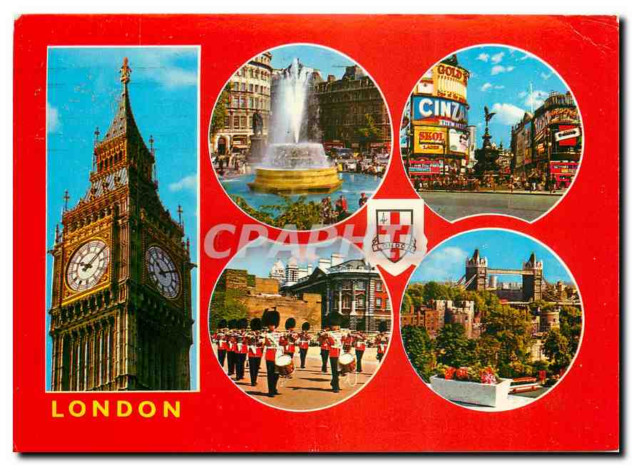 Londres — vue panoramique — Capital Souvenirs, n° 195-C