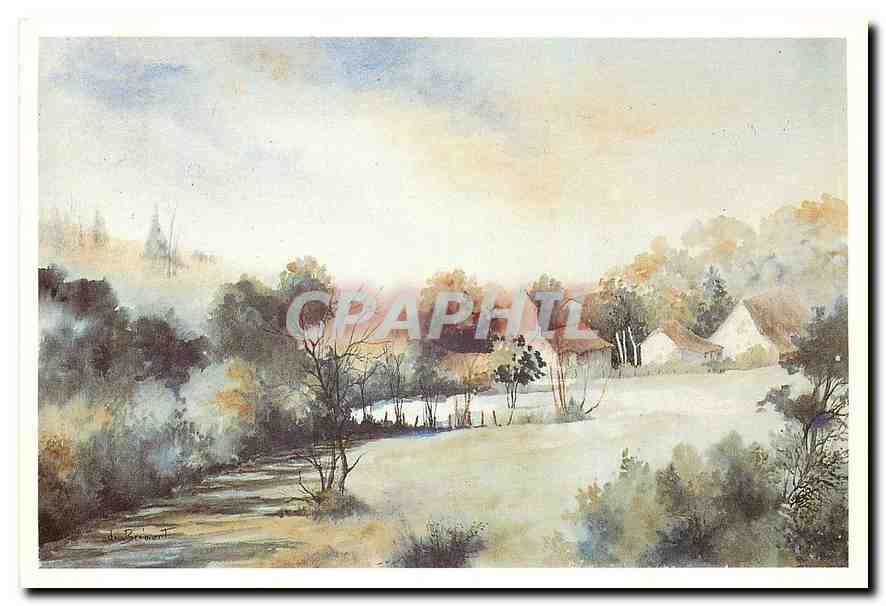 CPM Oeuvre Originales Aquarelles M C de Bremont Galerie Belle Epine  