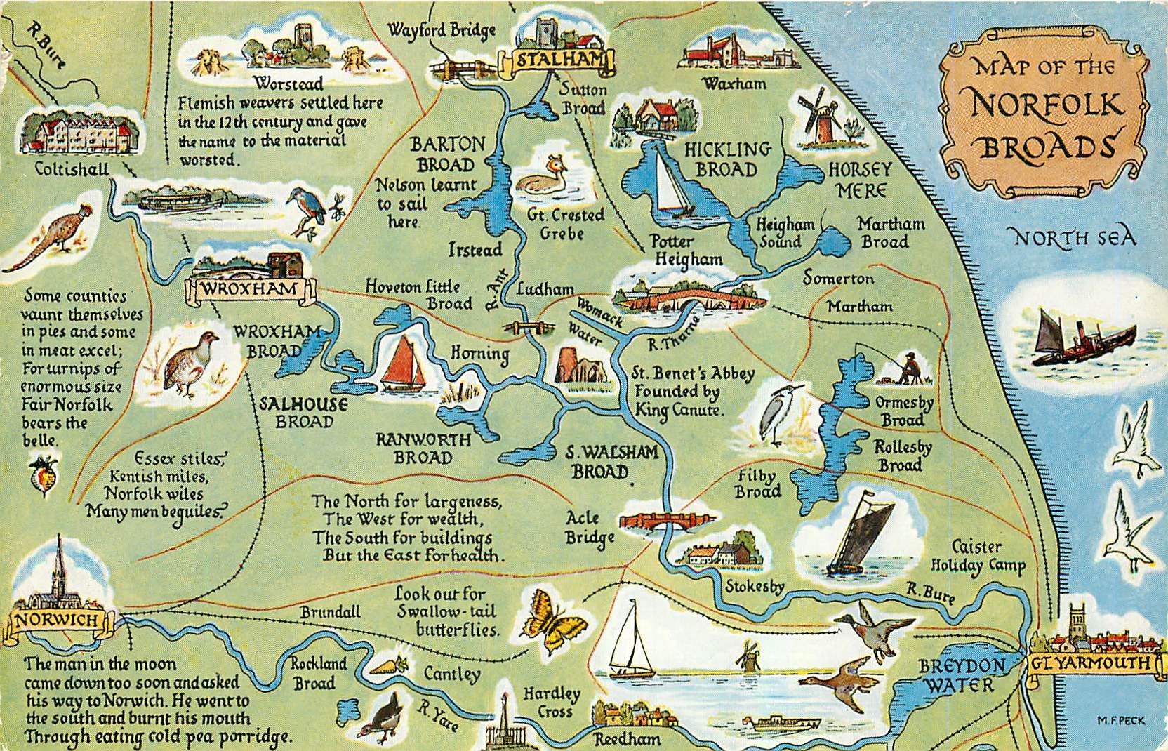 CPM Map of the Norfolk Broads 