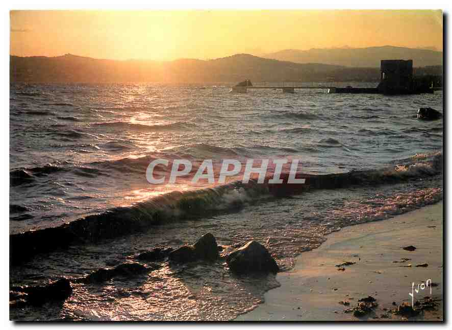 CPM Couleurs et Lumiere de France La Cote d'Azur miracle de la nature Crepuscule en Mediterranee 